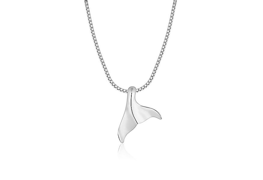NAHLE Kette mit Anhänger Walflosse Delfin Flosse Silber 925 Kette (2-tlg., günstig online kaufen