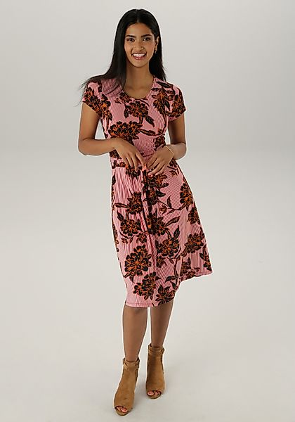 Aniston SELECTED Sommerkleid mit abstrakter Blüten- günstig online kaufen