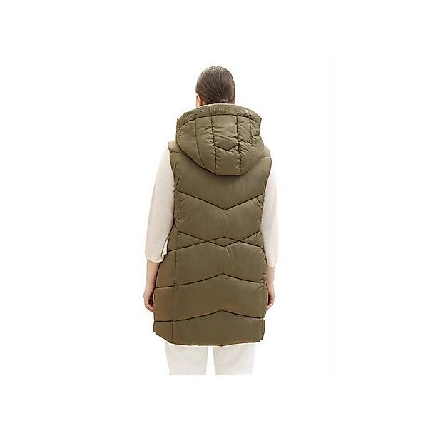 TOM TAILOR Jerseyweste Damen Weste für Damen in grün (1-tlg) günstig online kaufen