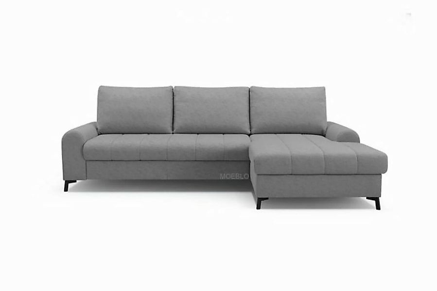 MOEBLO Ecksofa DELICE, Eckcouch mit Bettfunktion Couch L-Form Polstergarnit günstig online kaufen