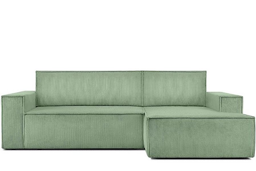 KONSIMO® Ecksofa NAPI Ecksofa rechts, hergestellt in der EU,mit Schlaffunkt günstig online kaufen