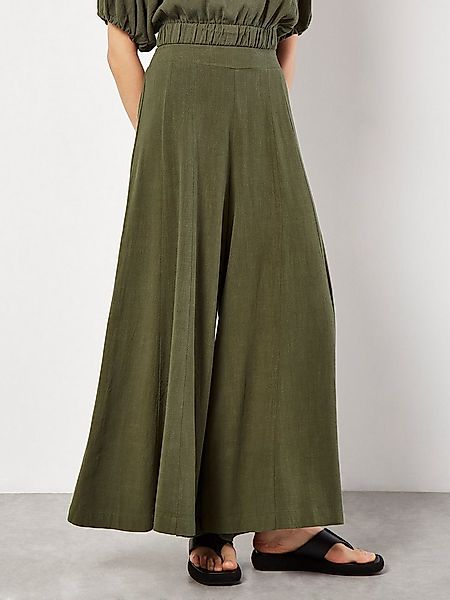 Apricot Palazzohose Linen Mix Palazzo Trousers, mit elastischem Bund günstig online kaufen