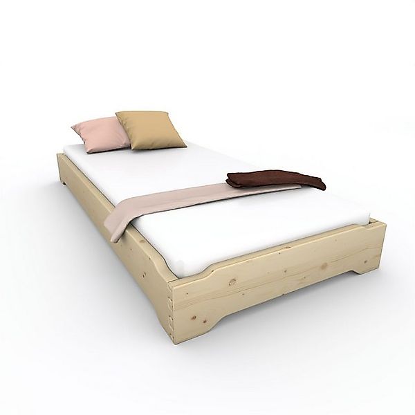 TUGA-Holztech Massivholzbett Stapelbett (Fichte) "Gäste-Edi" 70 200 17 günstig online kaufen