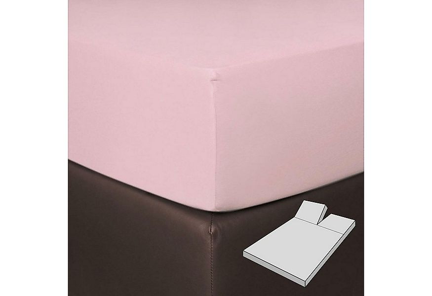 BETTWARENSHOP Spannbettlaken Multi-Stretch Split, Jersey, Gummizug: Rundumg günstig online kaufen