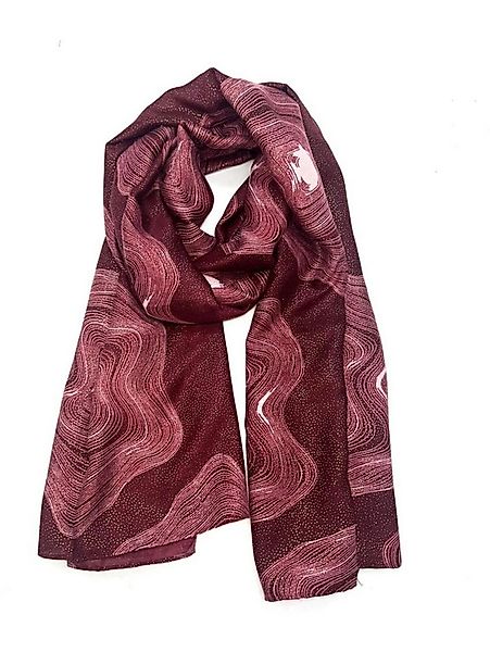 Goodman Design Modeschal Elegantes bedrucktes Tuch mit Goldprägung – leicht günstig online kaufen