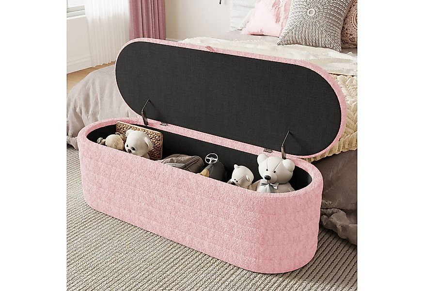 Flieks Polsterbank, Polsterhocker Fußhocker Sofahocker mit Stauraum 120x40x günstig online kaufen