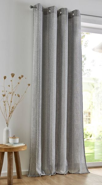 Kutti Vorhang "Raya" Ösen 1 Stk. tlg. mit praktischen Ösen, blickdicht und günstig online kaufen