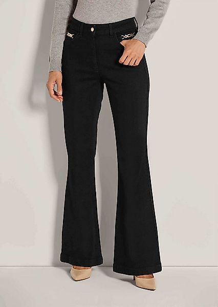 MADELEINE Gerade Jeans Bootcut-Jeans mit Kettendetails Denim im Bootcut-Des günstig online kaufen