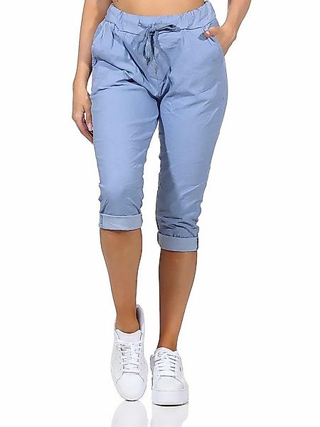 OriginalYou 7/8-Hose Damen Sommerhose Caprihose Kurze Hose moderne Knittero günstig online kaufen