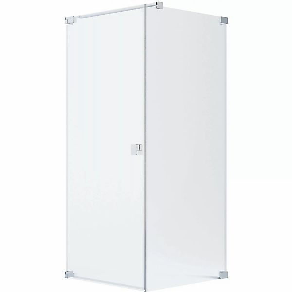 Schöner Wohnen Eckdusche Drehtür und Seitenwand Silbermatt 90 x 90 x 200 cm günstig online kaufen