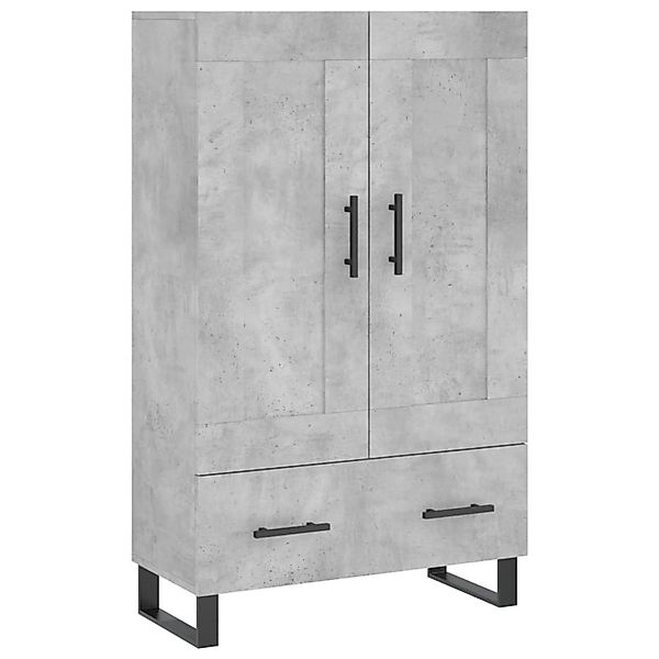 vidaXL Highboard Betongrau 69,5x31x115 cm Holzwerkstoff 830352 günstig online kaufen