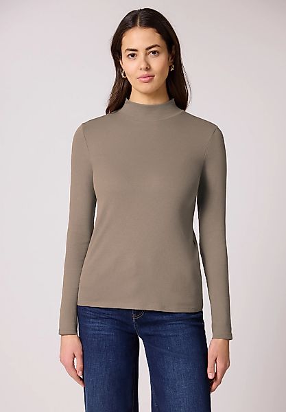 STREET ONE Langarmshirt im soften Baumwoll-Mix günstig online kaufen