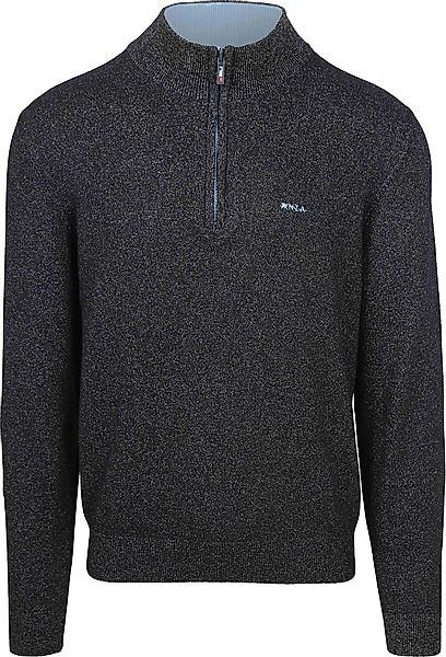 NZA Half Zip Pullover Christopher Melange Navy - Größe M günstig online kaufen