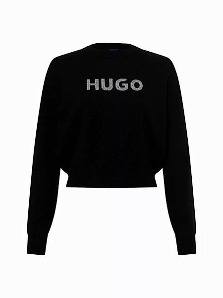 HUGO Blue Strickpullover Slogerix _B günstig online kaufen