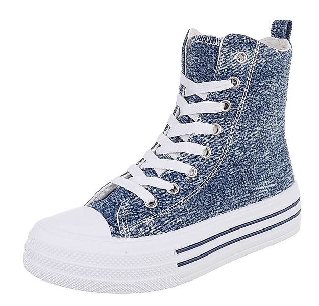 Ital-Design Hochschaft-Sneaker für Damen - Bequem und vielseitig Sneakerboo günstig online kaufen