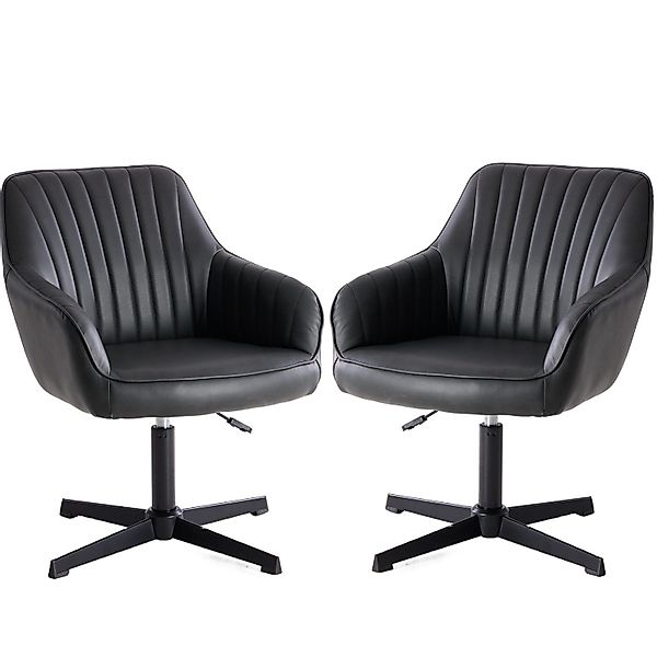 Refined Living Bürostuhl Schreibtischstuhl Ohne Rollen günstig online kaufen