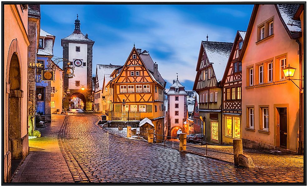 Papermoon Infrarotheizung »Rothenburg ob der Tauber«, sehr angenehme Strahl günstig online kaufen