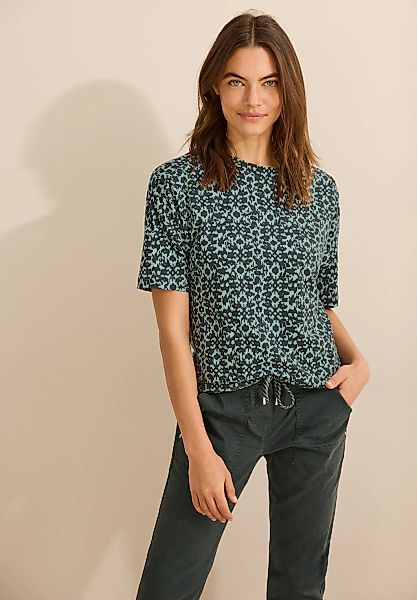 Cecil T-Shirt, Elastiksaum mit Knotendetail günstig online kaufen