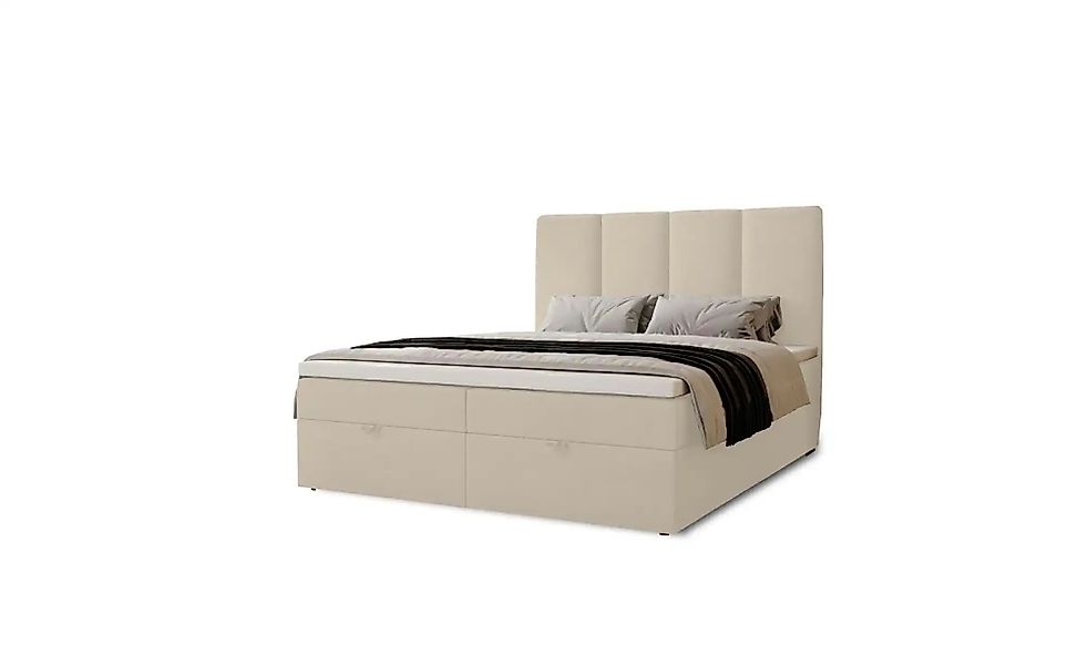 Boxbett mit Stauraum  Macclesfield ¦ beige ¦ Maße (cm): B: 201 H: 110 Bette günstig online kaufen