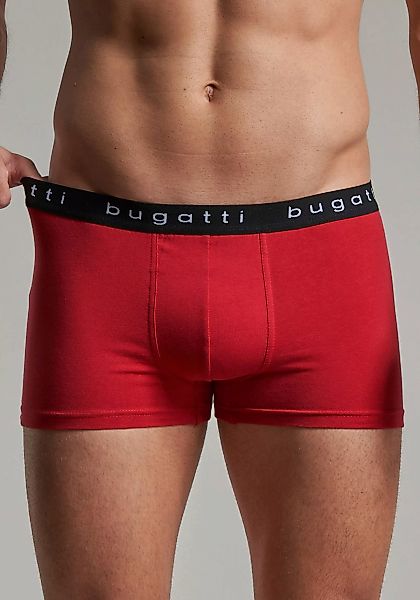 bugatti Boxershorts "Berlin", (Packung, 3 St., 3), mit Logo-Bund günstig online kaufen