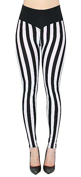 dy_mode Highwaist Leggings Damen Leggings Streifen günstig online kaufen