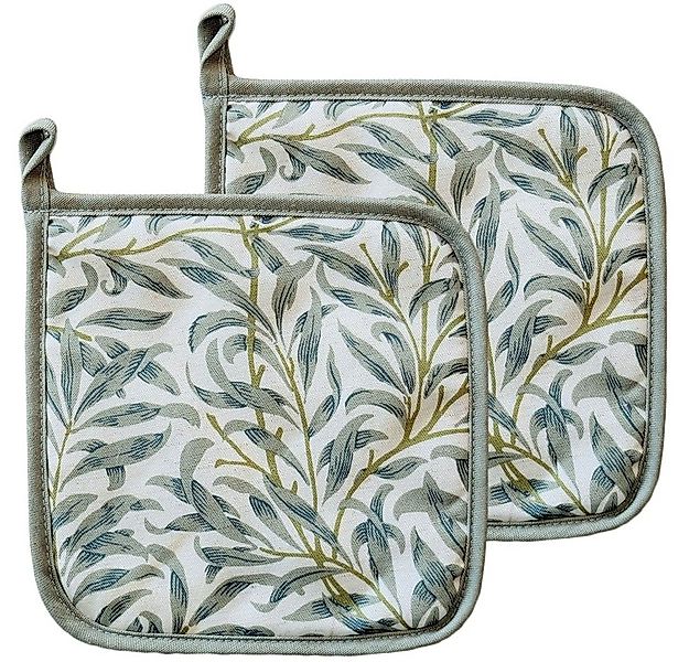 matches21 HOME & HOBBY Topflappen Topflappen Olivenblätter mediterran Druck günstig online kaufen