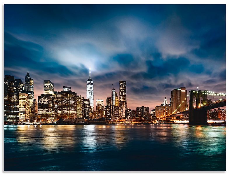 Artland Küchenrückwand »Sonnenaufgang über Manhattan«, (1 tlg.), Alu Spritz günstig online kaufen