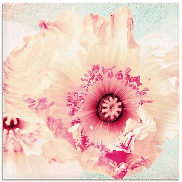 Artland Glasbild »Pastell Mohn«, Blumen, (1 St.) günstig online kaufen