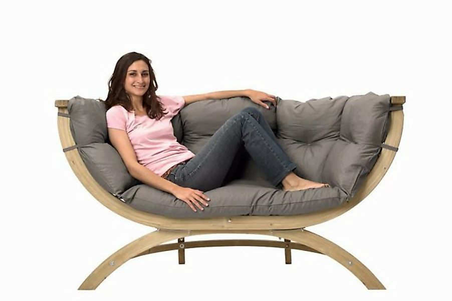 Amazonas Loungesofa Siena Due Taupe: Stilvolles Gartenmöbelset für Zwei Per günstig online kaufen