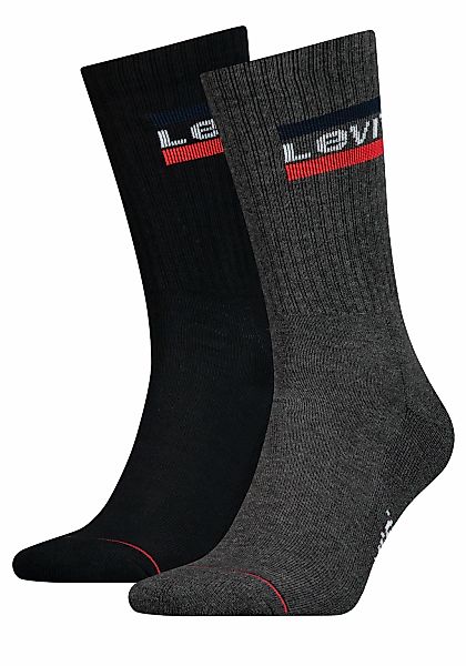 Levis Socken "LEVIS REGULAR CUT SPRTWR LOGO 2P", (Packung, 2 Paar, 2er Pack günstig online kaufen