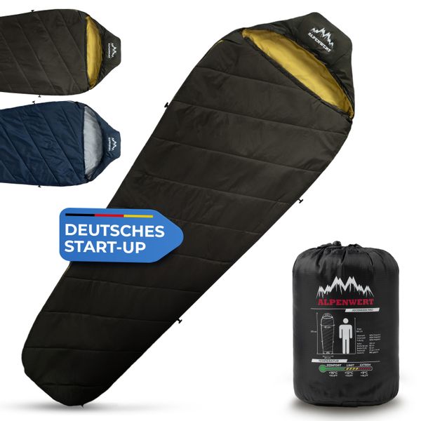 Alpenwert Mumienschlafsack Ultraleicht & kompakt, wasserabweisend, günstig online kaufen