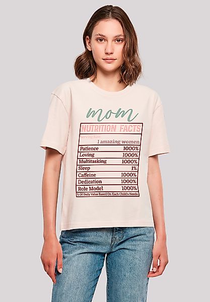F4NT4STIC T-Shirt "Muttertag Mama Nährwerte Lustig", Premium Qualität günstig online kaufen