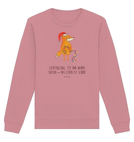 Mr. & Mrs. Panda Longpullover Größe XXL Fuchs Weihnachten - Canyon Pink - G günstig online kaufen