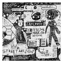 Bilderdepot24 Mustertapete Graffiti Optik Abstrakt Graffiti günstig online kaufen