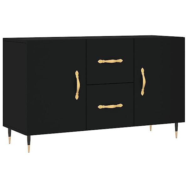 furnicato Sideboard Schwarz 100x36x60 cm Holzwerkstoff günstig online kaufen