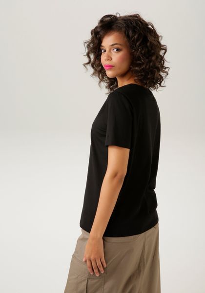 Aniston CASUAL T-Shirt mit coolen Smileys günstig online kaufen