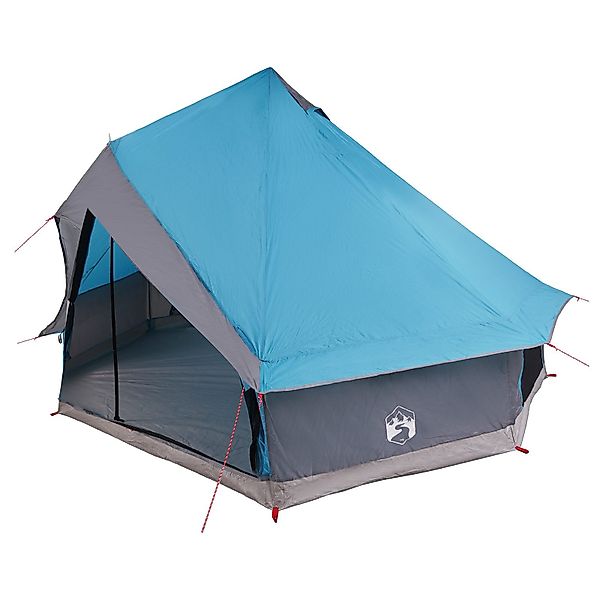 vidaXL Tipi-Zelt Familienzelt Tipi Blau 8-Personen günstig online kaufen