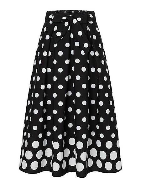 MORE&MORE A-Linien-Rock süßer, ausgestellter Maxi-Punkterock günstig online kaufen