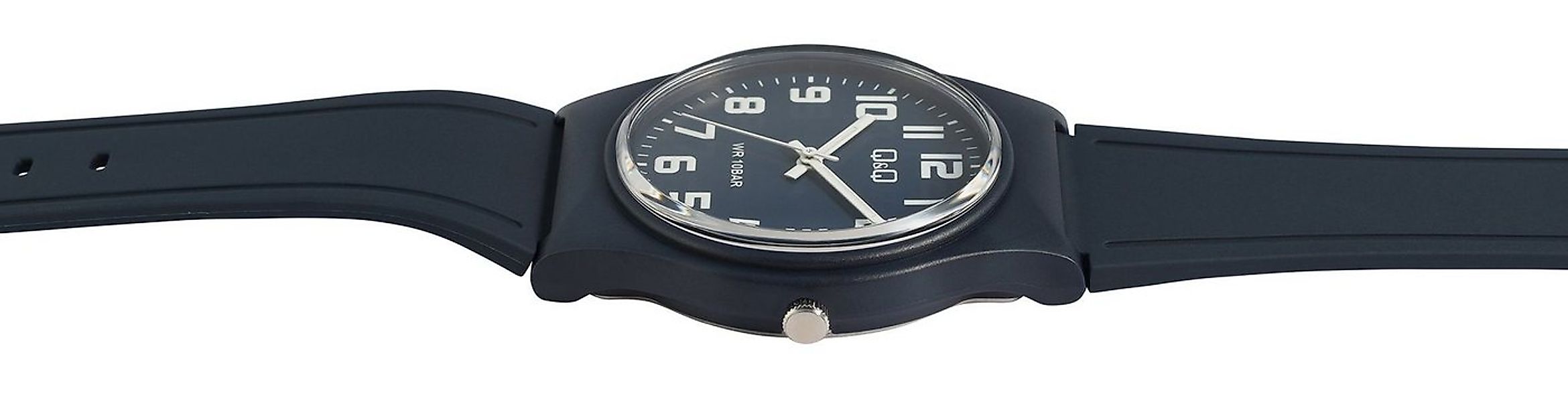 Q&Q Quarzuhr VS42J003Y Damenuhr mit Silikonarmband 3-Zeiger/analog 10 ATM günstig online kaufen