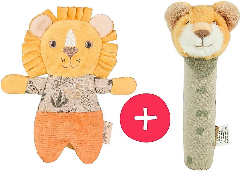 Sterntaler® Greifspielzeug Knistertier und Greifling Löwe Leo günstig online kaufen