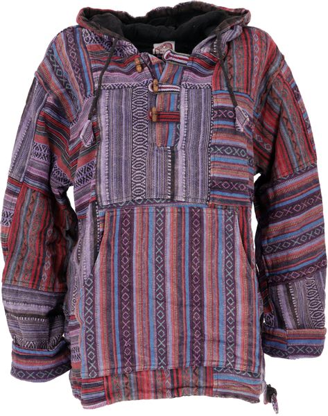 Guru-Shop Sweater Goa Unisex Kapuzenshirt, Stonewash günstig online kaufen