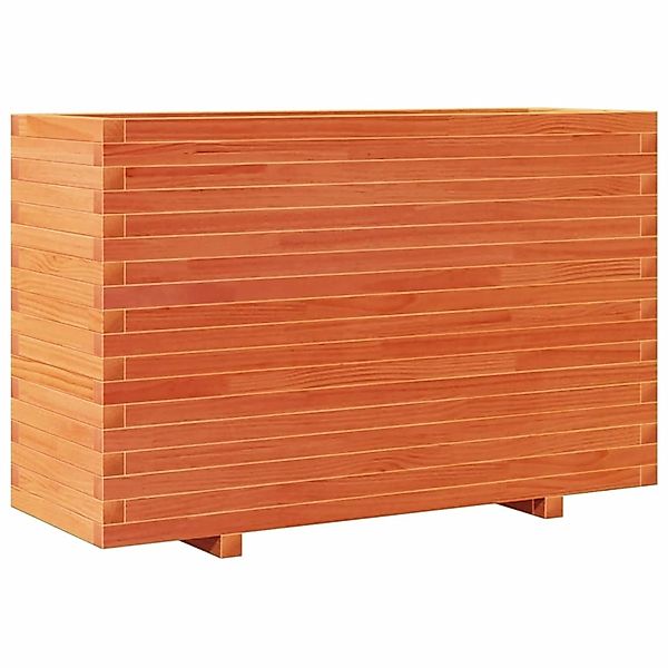 vidaXL Pflanzkübel Wachsbraun 110x40x72 cm Massivholz Kiefer 3282641 günstig online kaufen