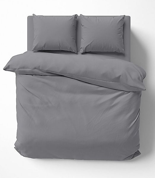 One Home Bettwäsche Unifarben Einfarbig, Renforcé, 3 teilig, Baumwolle mit günstig online kaufen
