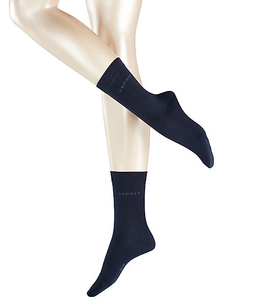Esprit Socken "Uni" 2er Pack, 2 Stk. tlg. aus elastischem Material, atmungs günstig online kaufen