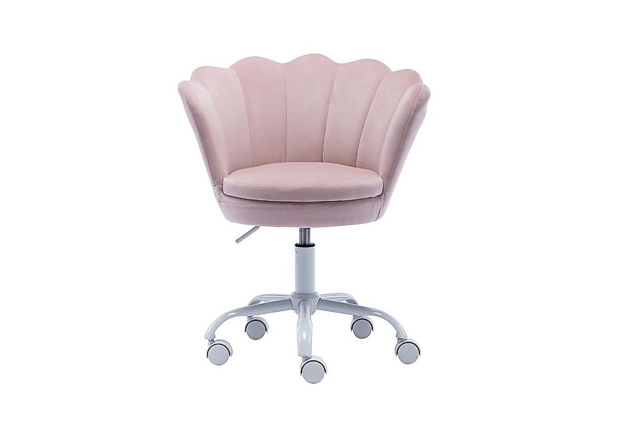 CHAIRUS Drehstuhl Höhenverstellbarer Samt-Drehstuhl mit Blütenblatt-Design günstig online kaufen