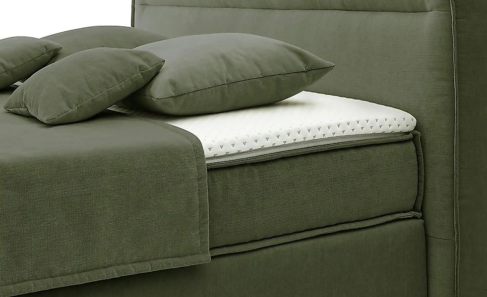 Musterring Boxspringbett  JustB! ¦ grün ¦ Maße (cm): B: 200 H: 115 Betten > günstig online kaufen
