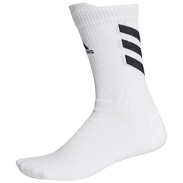 Adidas Alphaskin Crew Max Cushion Socken EU 37-39 White / Black / Black günstig online kaufen