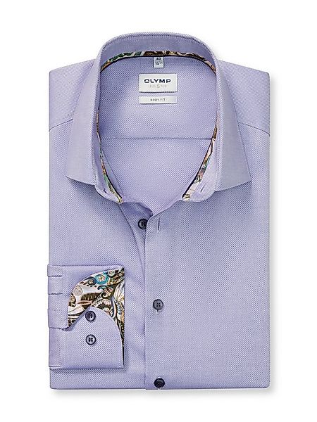 OLYMP Businesshemd Level 5 Manschetteninnenseite gemustert, body fit, New Y günstig online kaufen