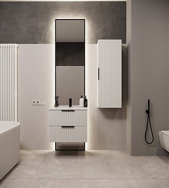 welltime Waschtisch TIBU mit Waschbecken. 2 Schubladen. 2 Breiten (60/80cm) günstig online kaufen