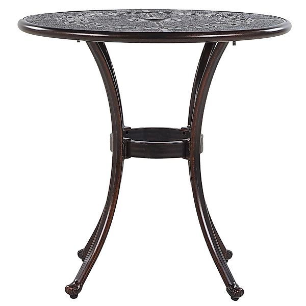 Beliani Gartentisch BOVINO Dunkelbraun 65x65x61 günstig online kaufen